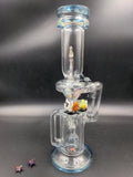 Empire Glassworks "Under The Sea" Recycler w/ Banger, Cap and Pearls - Avernic Smoke Shop