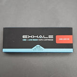 EXHALE CBD + Live Resin Vape Cartridges 1g - Avernic Smoke Shop