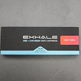 EXHALE CBD + Live Resin Vape Cartridges 1g Fruity Cereal