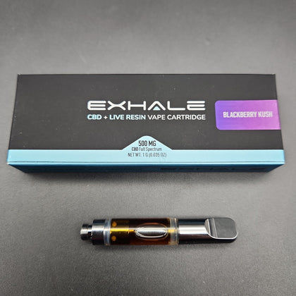 EXHALE CBD + Live Resin Vape Cartridges 1g - Avernic Smoke Shop