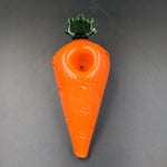 Fritted Carrot Hand Pipe - 6" - Avernic Smoke Shop