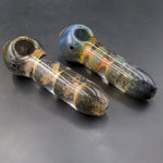 Fritted Glass Hand Pipe - 4.5"