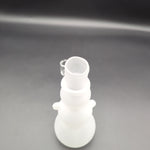 Frosted Snowman Glass Rig | 7" | 14mm - Avernic Smoke Shop