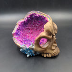 Fujima Geode Skull Polyresin Ashtray | 5.5" x 4.25" - Avernic Smoke Shop