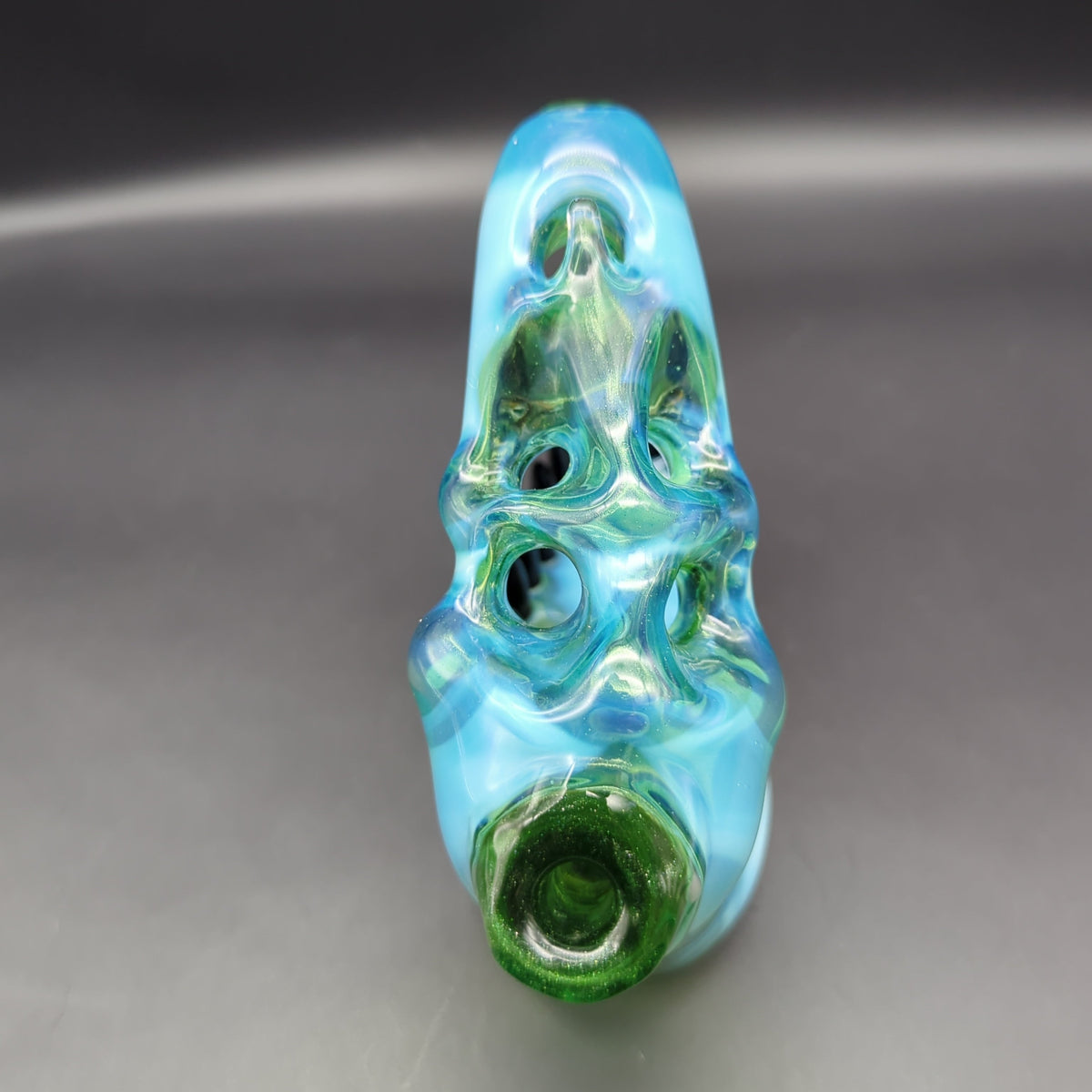 Full Color Dino Skull Sculpture Rig - by EKA Glass – Avernic Smoke Shop