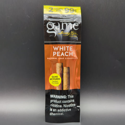 Game Leaf White Peach 2/$.99 - Avernic Smoke Shop