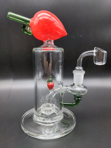 Georgia Peach Oil Rig - 7" | 14mm - Avernic Smoke Shop