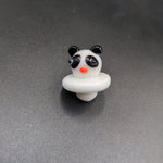 Glass Panda Bear UFO Carb Cap - Avernic Smoke Shop