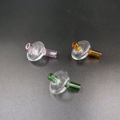 Glass Straw Simple Carb Cap