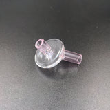 Glass Straw Simple Carb Cap pink