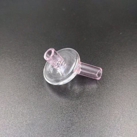 Glass Straw Simple Carb Cap pink