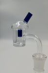 Glass Straw Simple Carb Cap - on a banger