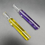 Glass Taster Bat w/ Freezable Glycerin - 4" | Colors Vary - Avernic Smoke Shop