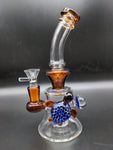 Glass Water Pipe w/ Turtle - 7.5" | 14mm Female - Avernic Smoke Shop