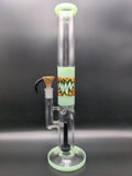 Glitch Tube Water Pipe w/ Horn Bowl | 15.5" - Avernic Smoke Shop