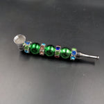 Glitzy Jeweled Metal Pipe - 5" - Avernic Smoke Shop