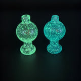 Glow Speckled Ball Carb Cap - 25mm | Colors Vary - Avernic Smoke Shop