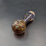 Golden Sea Turtle Shell Design Hand Pipe | 3.75" - Avernic Smoke Shop