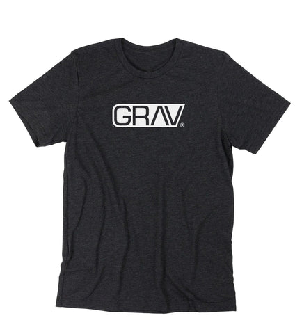 GRAV Heather Black Logo T-Shirt