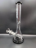 GRAV® Medium, Black Accent Beaker Base Water Pipe - Avernic Smoke Shop