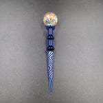 Gumball Glass Dab Tool - 5" blue