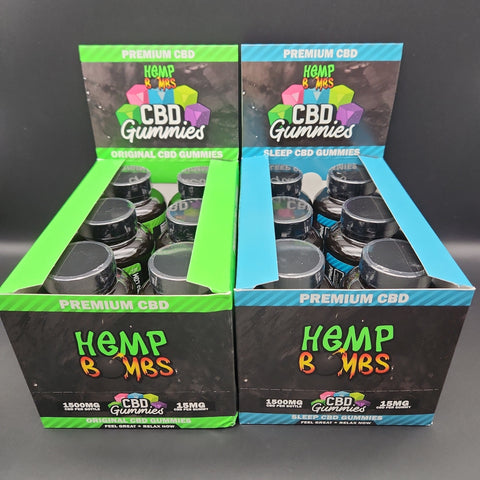 Hemp Bombs - CBD Gummies 100ct - Box of 6 - Avernic Smoke Shop