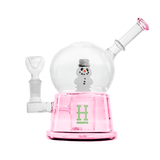 Hemper Snow Globe 8" Water Pipe XL Pink