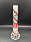 Hemper XL Candy Cane Water Pipe 10.5" - Avernic Smoke Shop