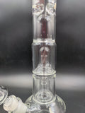 Hi Si Jr. Triple Bell Perc 2.0 - 14" Beaker - Avernic Smoke Shop