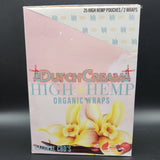 High Hemp Wraps - Box of 25 - Dutch Cream