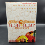 High Hemp Wraps - Box of 25 - Fuzzy Peach