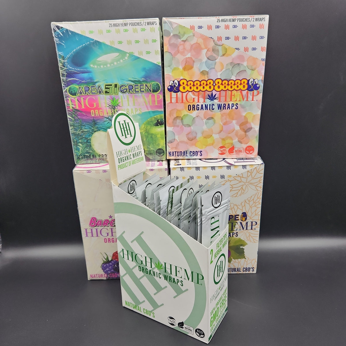 High Hemp Wraps - Box of 25 - Assorted Flavors – Avernic Smoke Shop