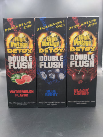 High Voltage: 16 oz Double Flush Detox Acai Grape High Voltage: 16 oz Double Flush Detox Acai Grape