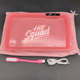 Hitt Squad Glow Rolling Tray - Avernic Smoke Shop