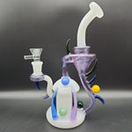 Hornamental Recycler Water Pipe - 9" 14mm - Avernic Smoke Shop