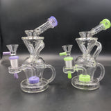 Infinite Cosmos Recycler Water Pipe | 7" | 14mm