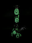 Infyniti 14" Glow in the Dark 7mm Beakers - Avernic Smoke Shop