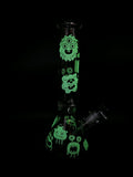 Infyniti 14" Glow in the Dark 7mm Beakers - Avernic Smoke Shop