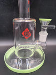 Inline Perc Chakra Water Pipe 7.5" | 14mm - Avernic Smoke Shop