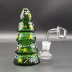 Jolly Holiday Tree Glass Rig | 5" | 14mm - Avernic Smoke Shop