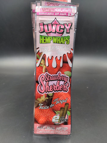 Juicy Terp Enhanced Hemp Wraps - Strawberry Shortcake