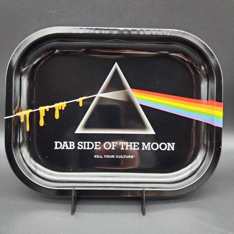 Kill Your Culture "Dab Side of the Moon" Rolling Tray - 7"x5.5" - Avernic Smoke Shop
