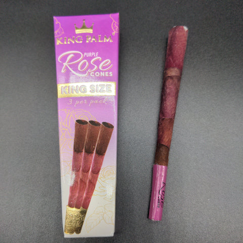 King Palm Purple Rose Cones - 3 Pack - Avernic Smoke Shop