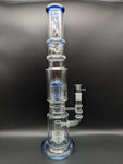 Large Thick Stemless GoG Straight Shooter Water Pipe with Multi Percs - Avernic Smoke Shop
