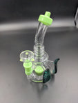 Leaf Handle Water Pipe - 8.5" / 14mm - Avernic Smoke Shop