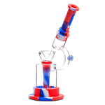 LED Silicone Microscope Water Pipe 8"