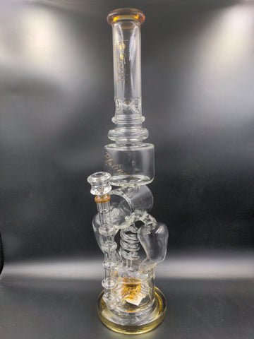 Lookah Glass Continuum Spiral Recycler | 20" | 14mm - Avernic Smoke Shop