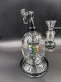 Lookah Glass Crazy Mushrooms Water Pipe | 8" - Avernic Smoke Shop