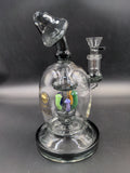 Lookah Glass Crazy Mushrooms Water Pipe | 8" - Avernic Smoke Shop