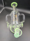 Lookah Glass Teardrop Tusk Recycler | 9.5" | 14mm - Avernic Smoke Shop